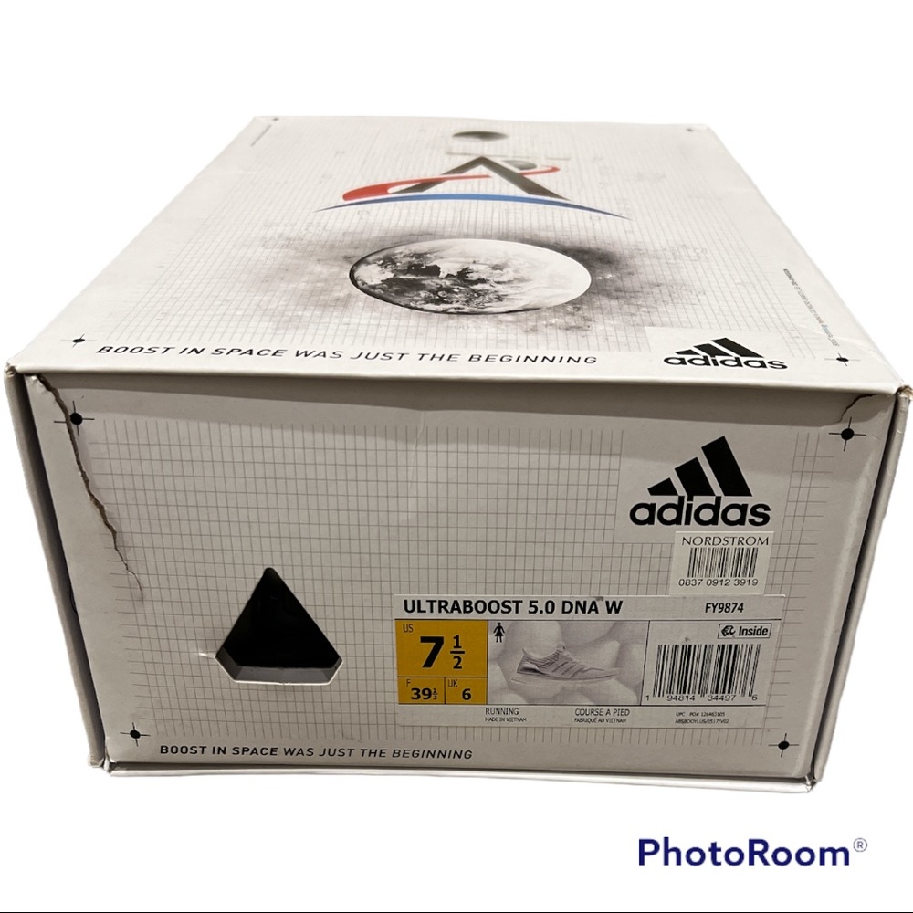 Adidas x Nasa Ultraboost 5.0 DNA Space Race cloud white silver 7.5 FY9874 - Picture 7 of 7